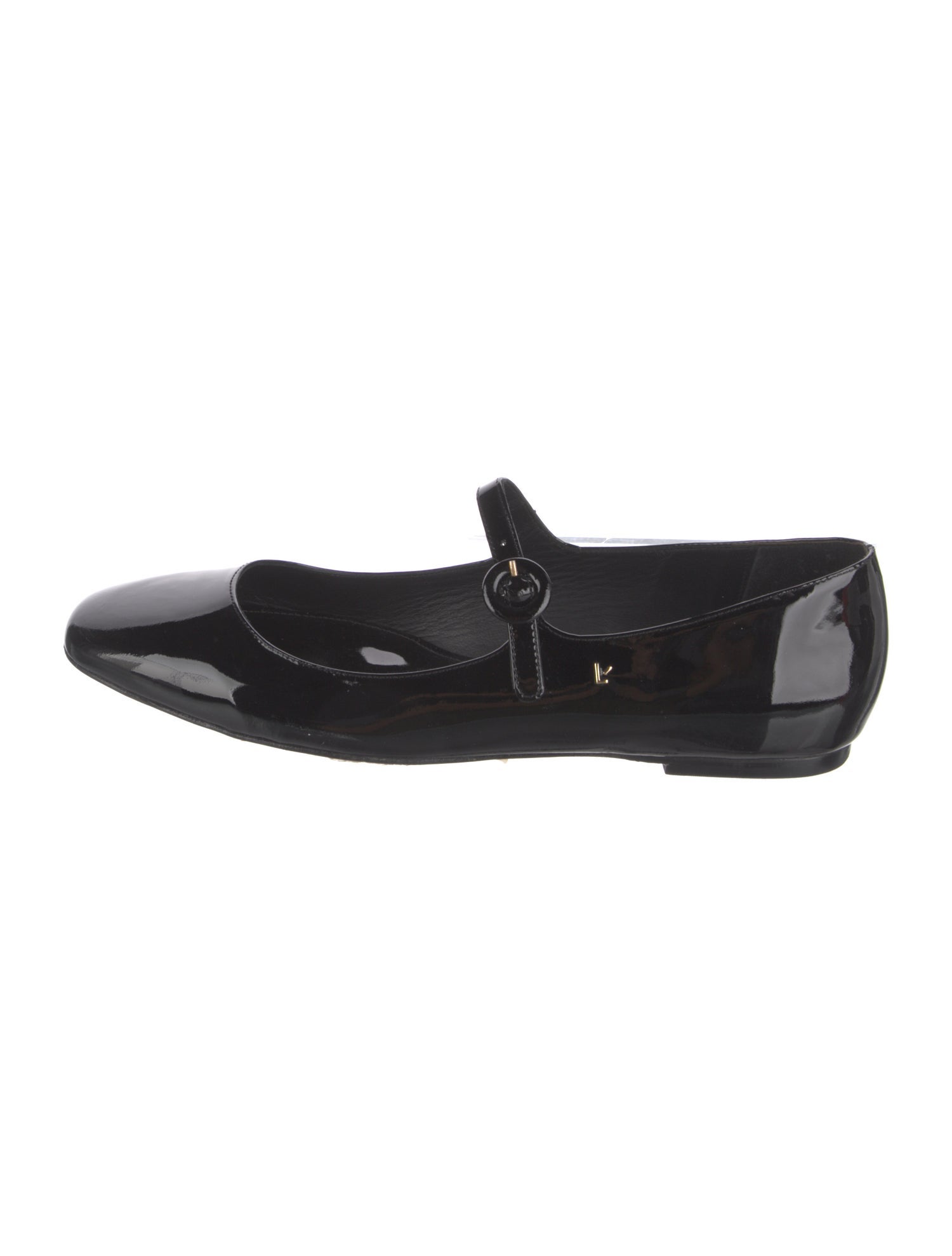 Larroude Patent Leather Mary Jane Flats