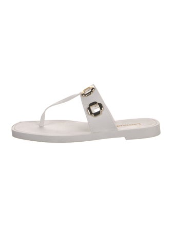 Larroude Rubber Flip Flops