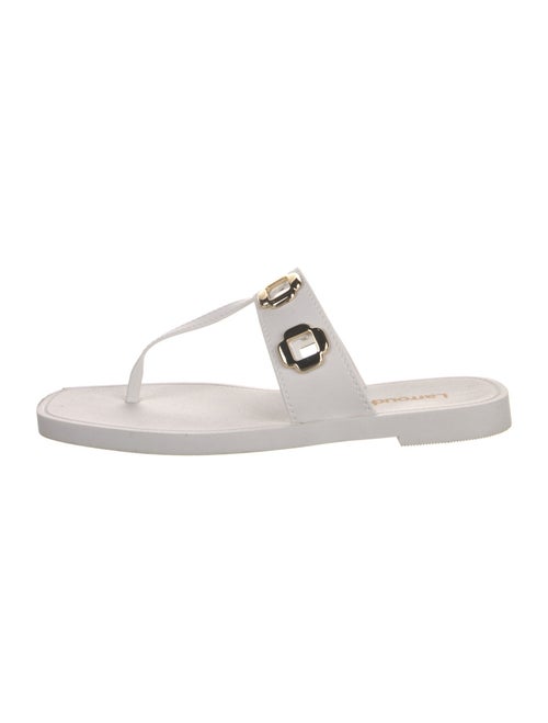 Larroude Rubber Flip Flops