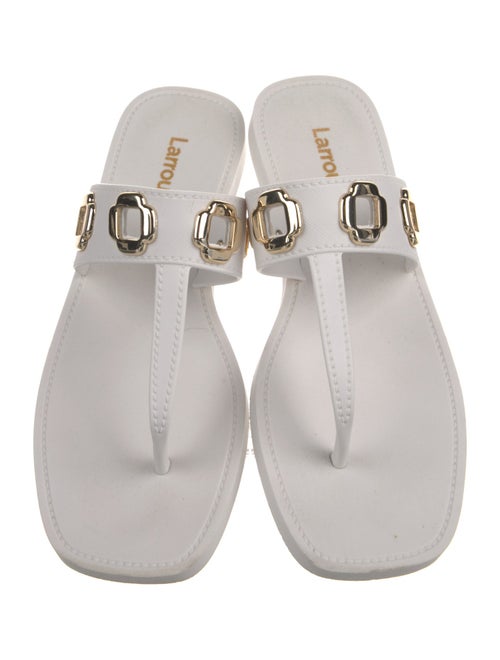 Larroude Rubber Flip Flops