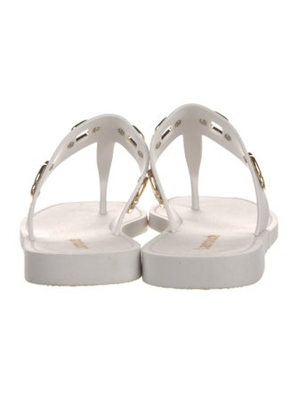 Larroude Rubber Flip Flops