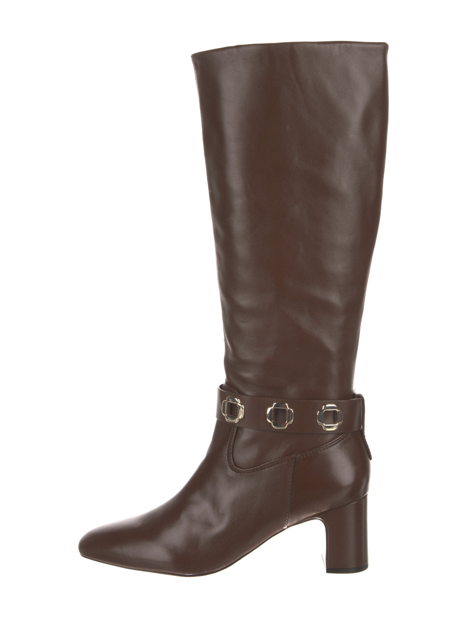 Larroude Leather Riding Boots