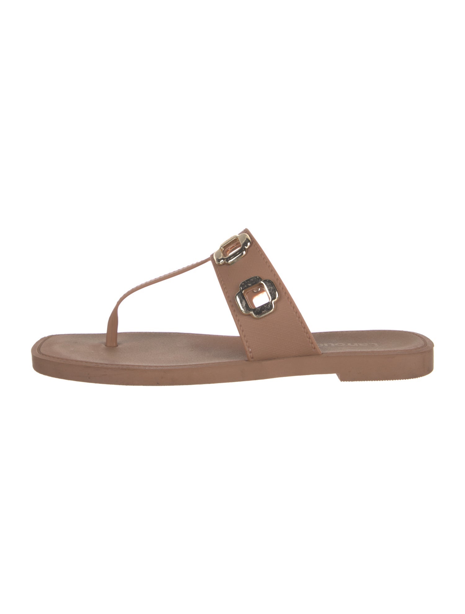 Larroude Leather Slides