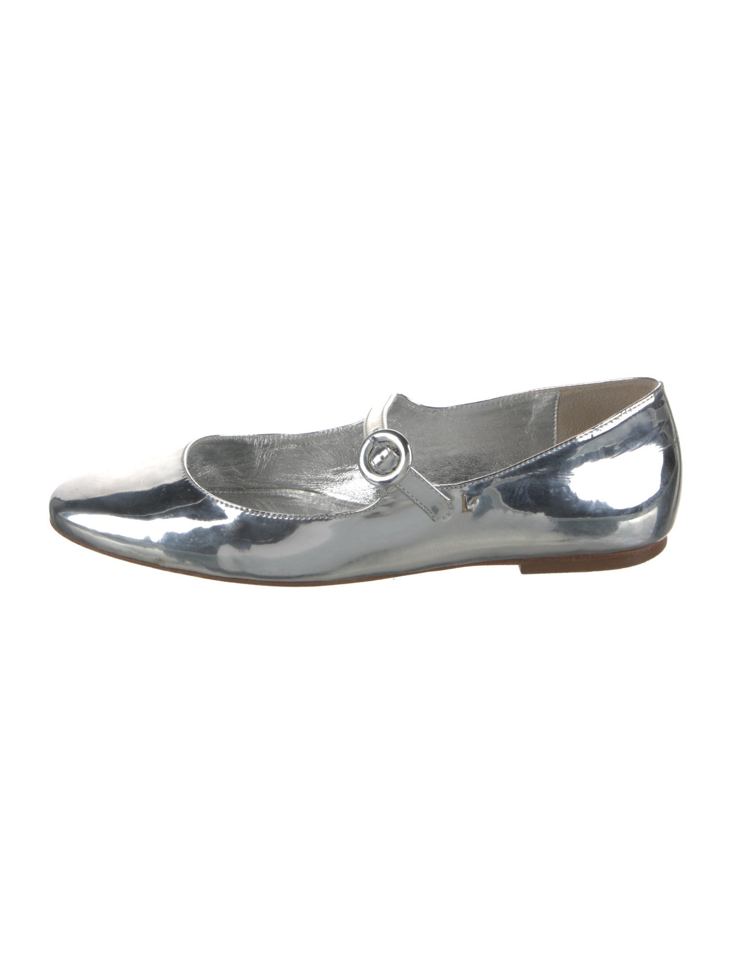 Larroude Patent Leather Mary Jane Flats
