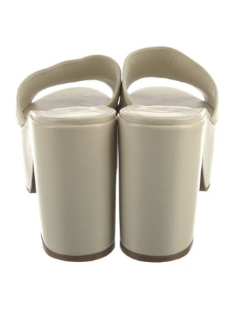 Larroude Leather Slides