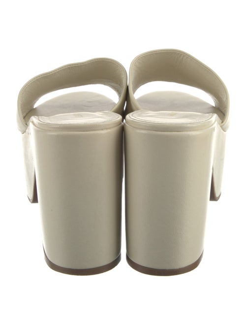 Larroude Leather Slides