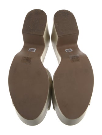 Larroude Leather Slides