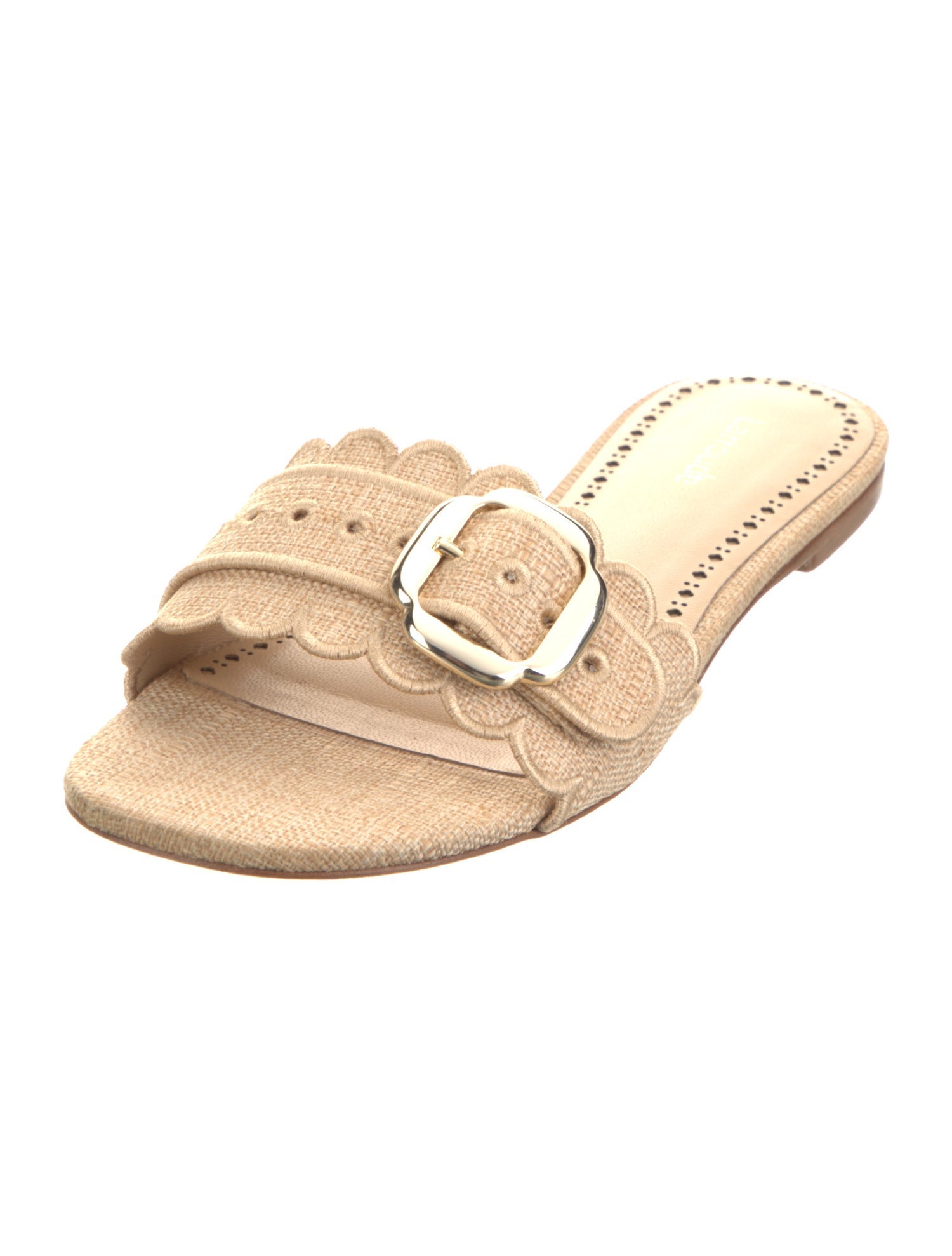 Larroude Raffia Espadrilles