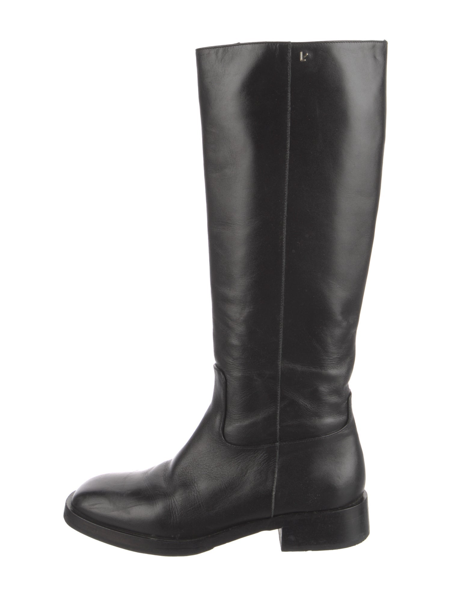 Larroude Leather Riding Boots