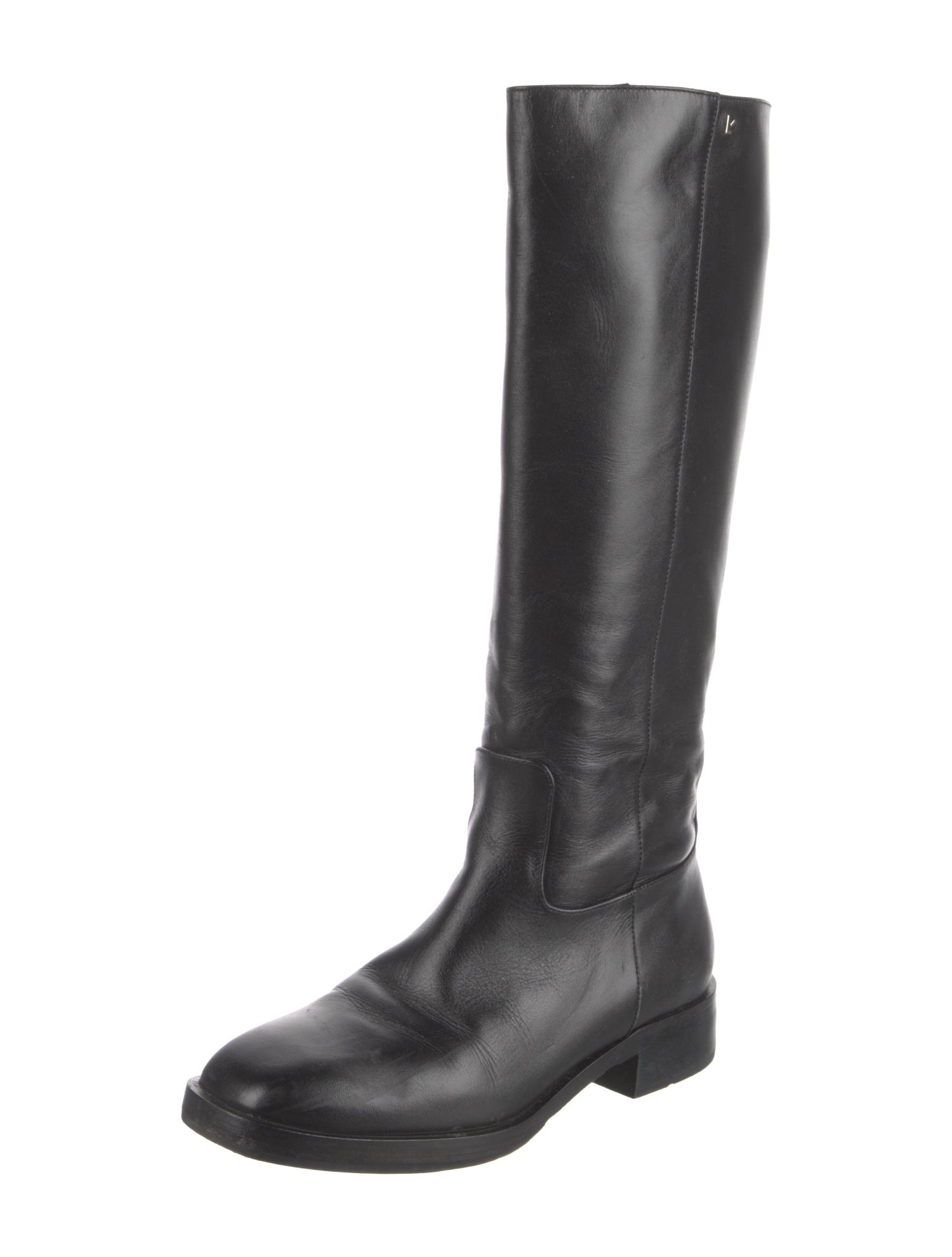 Larroude Leather Riding Boots