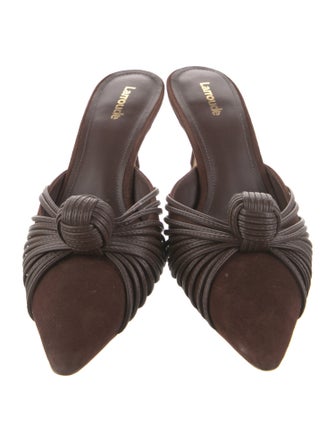 Larroude Suede Mules