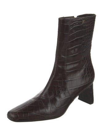 Larroude Crocodile Boots