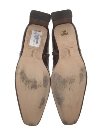 Larroude Crocodile Boots