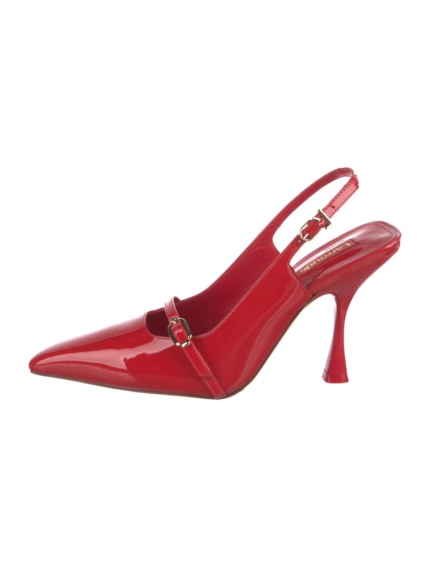 Larroude Leather Slingback Pumps