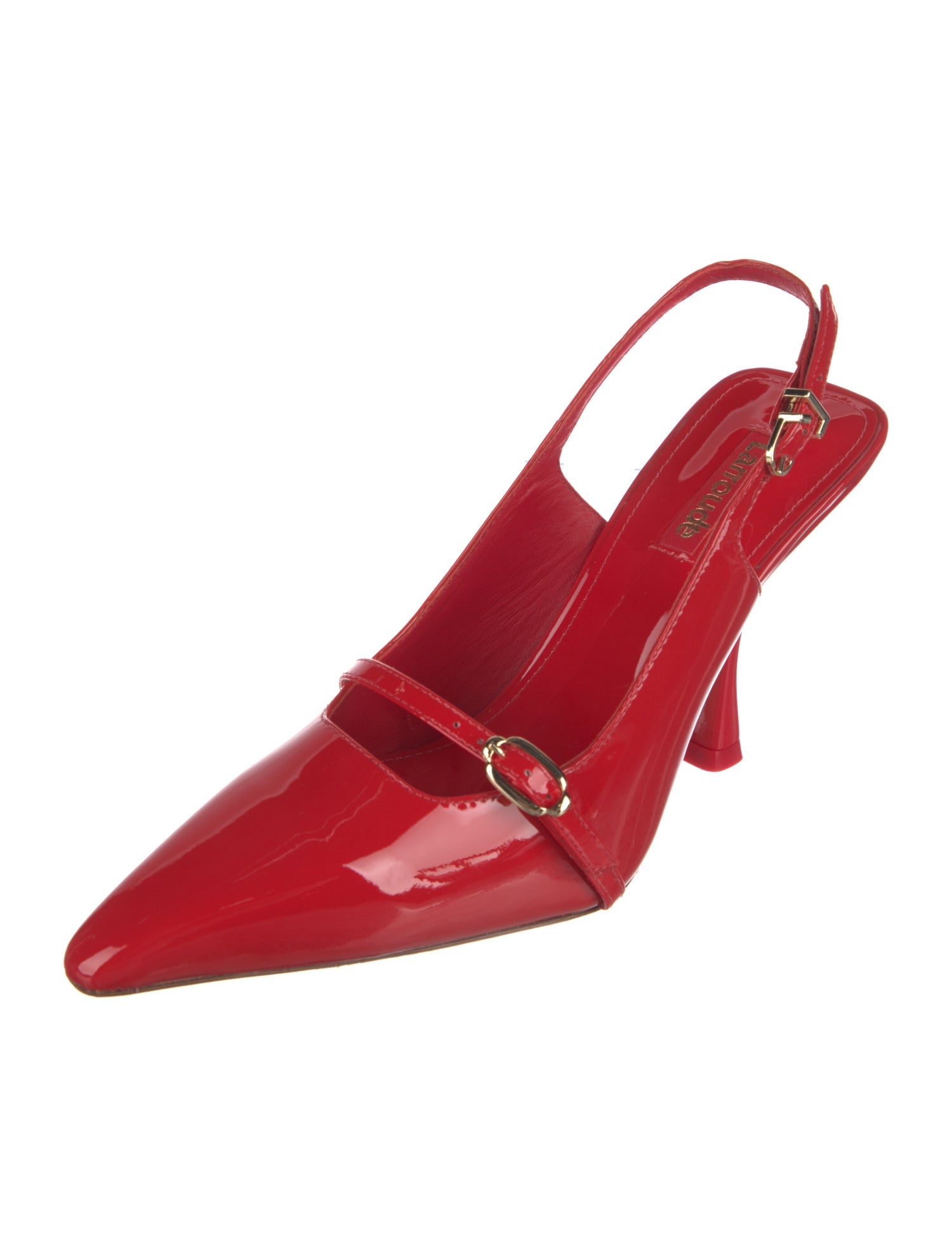 Larroude Leather Slingback Pumps