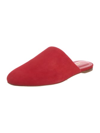 Larroude Suede Mules