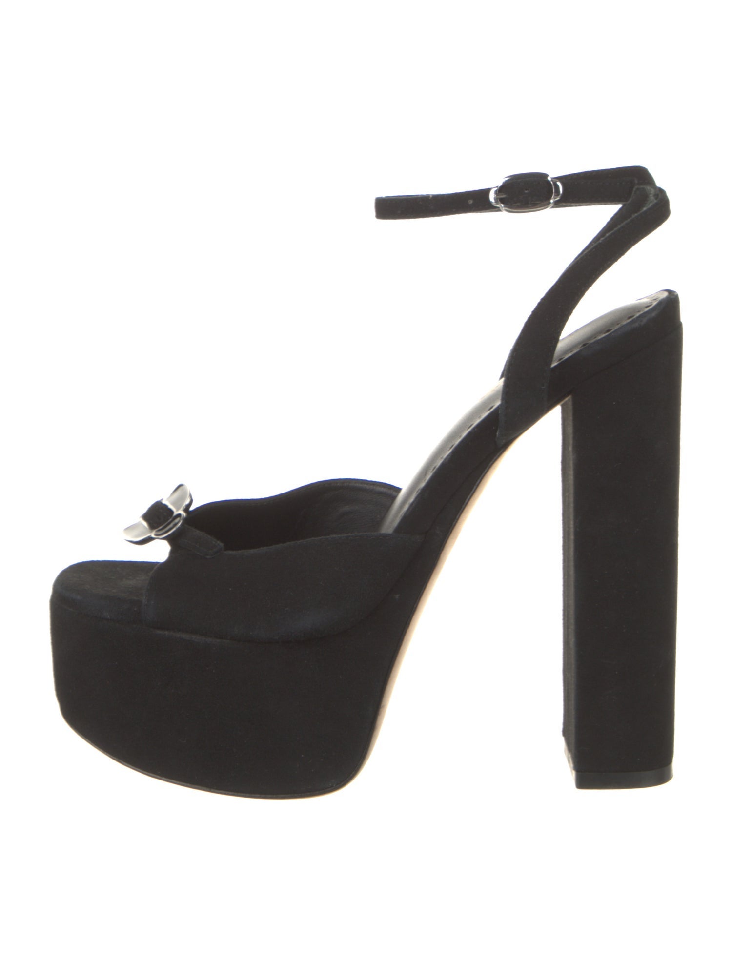 Larroude Suede Sandals