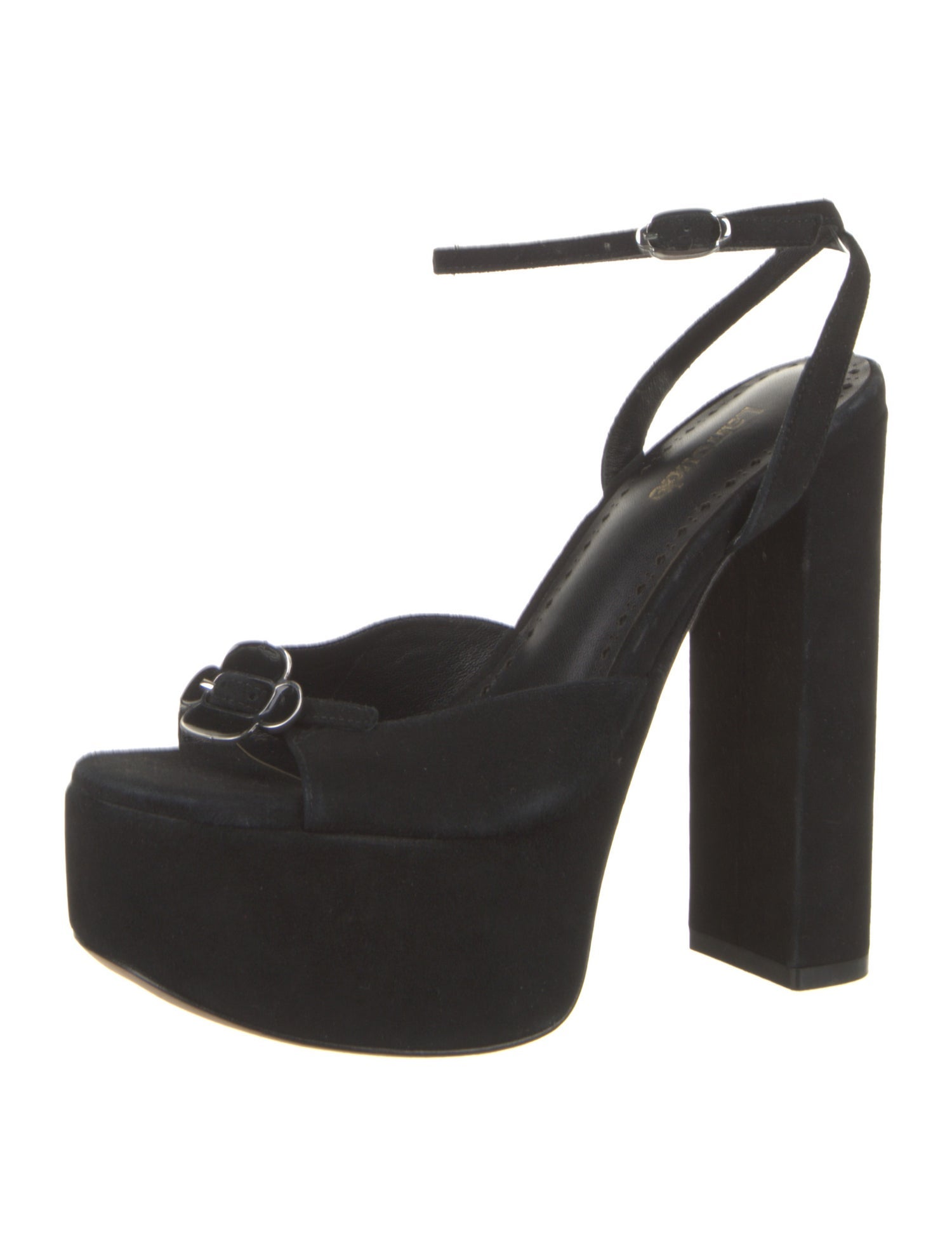 Larroude Suede Sandals