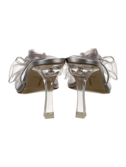 Larroude PVC Bow Accents Slides