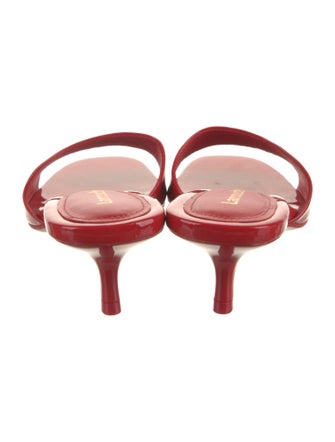 Larroude Patent Leather Slides