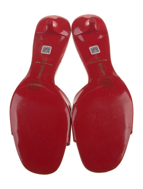 Larroude Patent Leather Slides