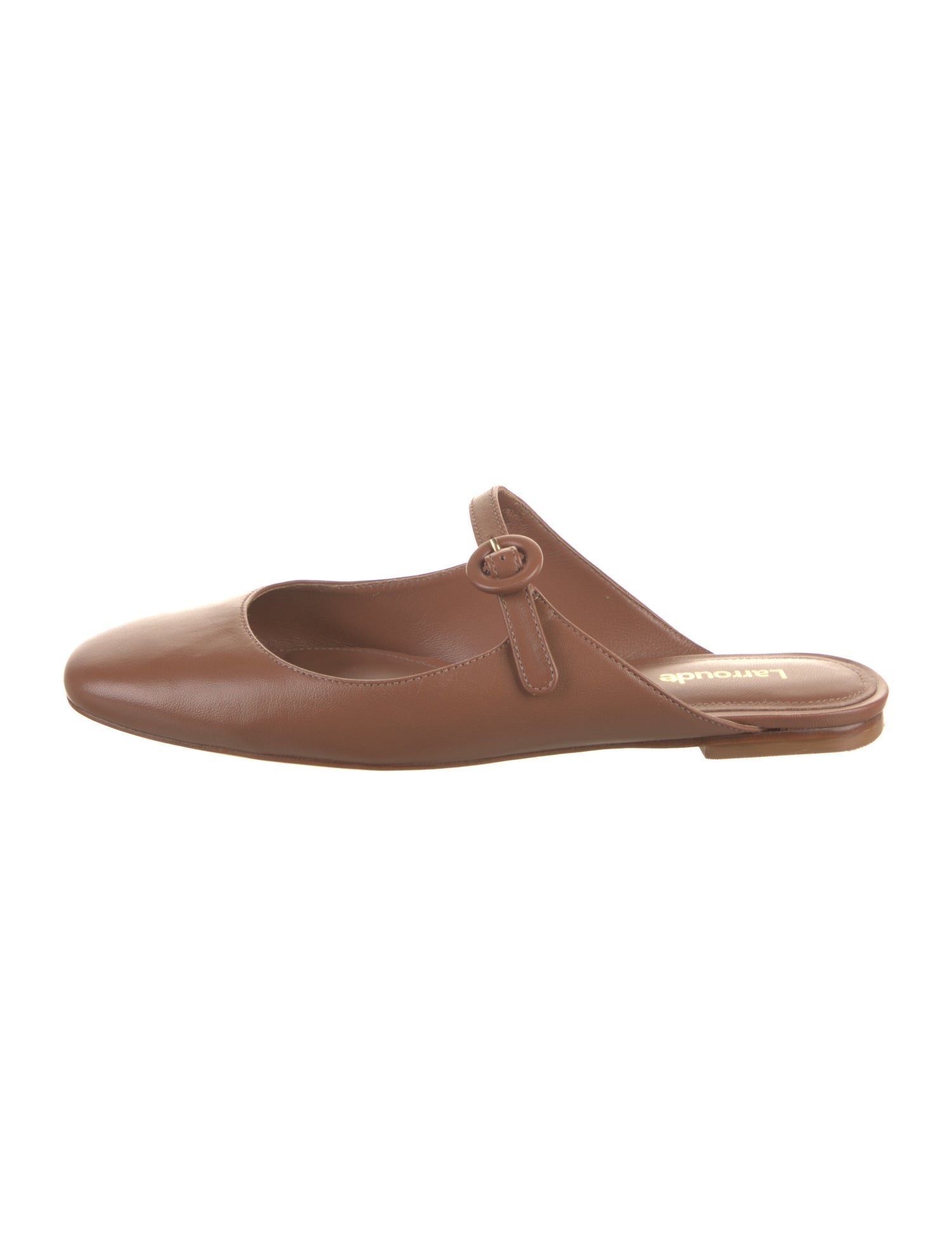 Larroude Leather Mules