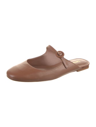Larroude Leather Mules