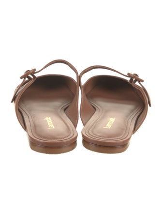 Larroude Leather Mules