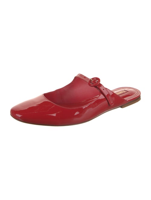 Larroude Patent Leather Mules