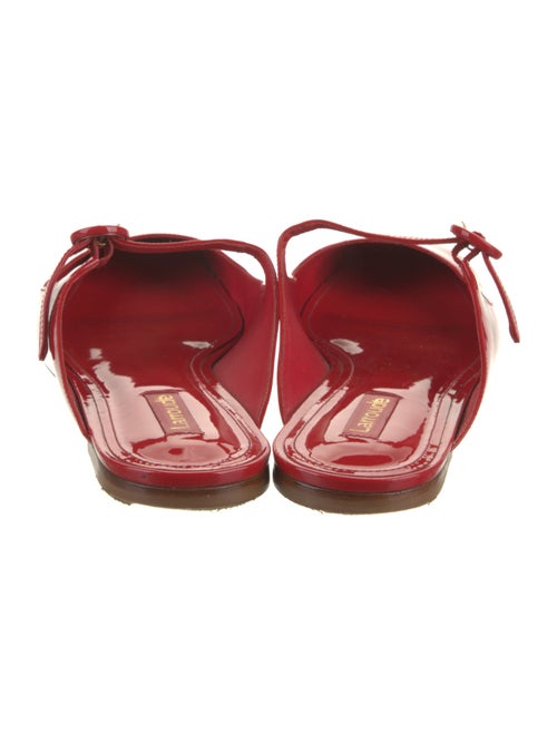 Larroude Patent Leather Mules