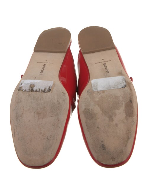 Larroude Patent Leather Mules