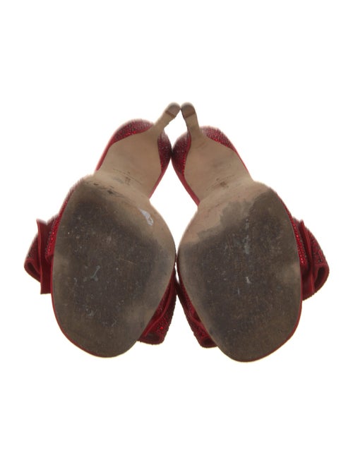 Larroude Suede Patterned Slides