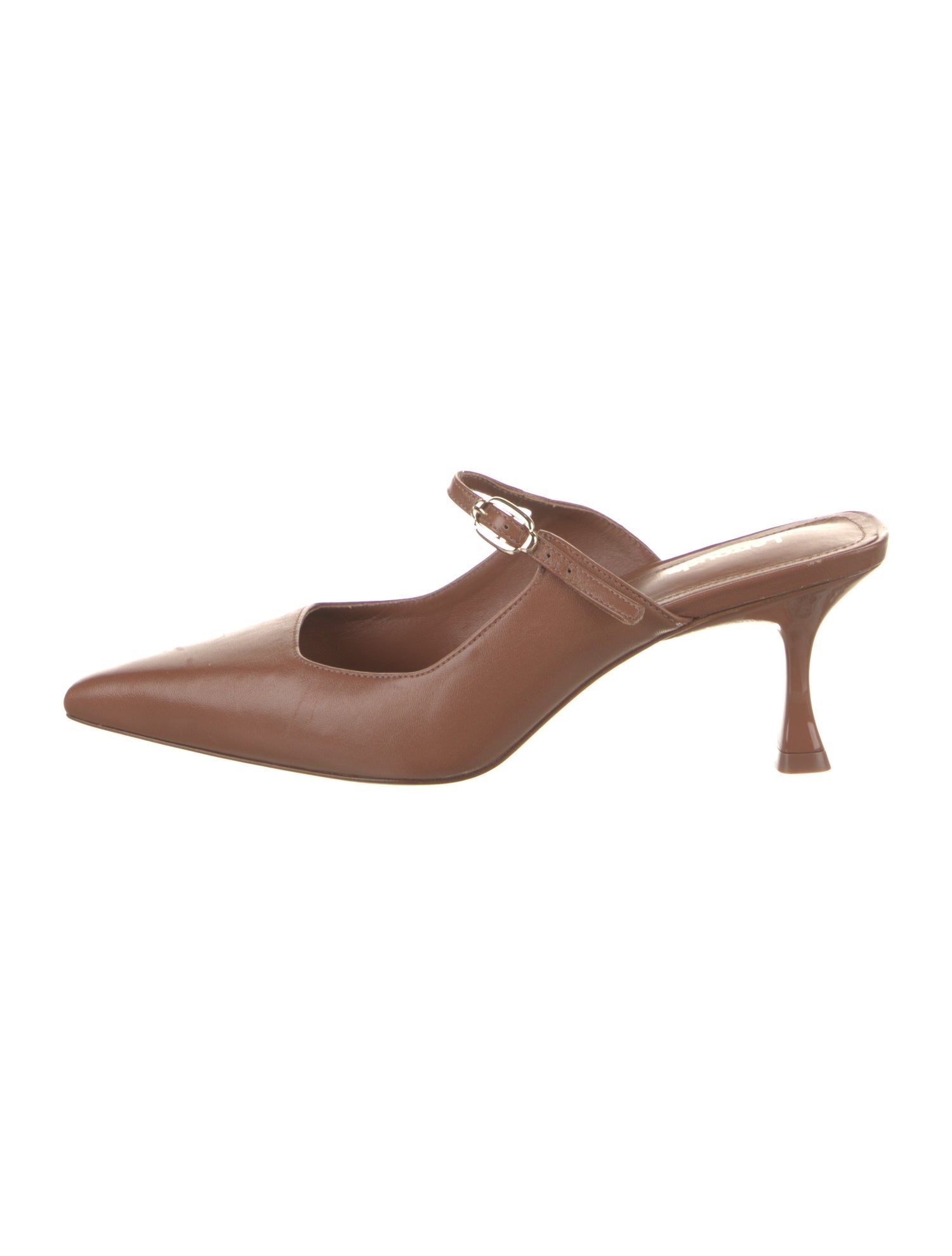 Larroude Leather Mules