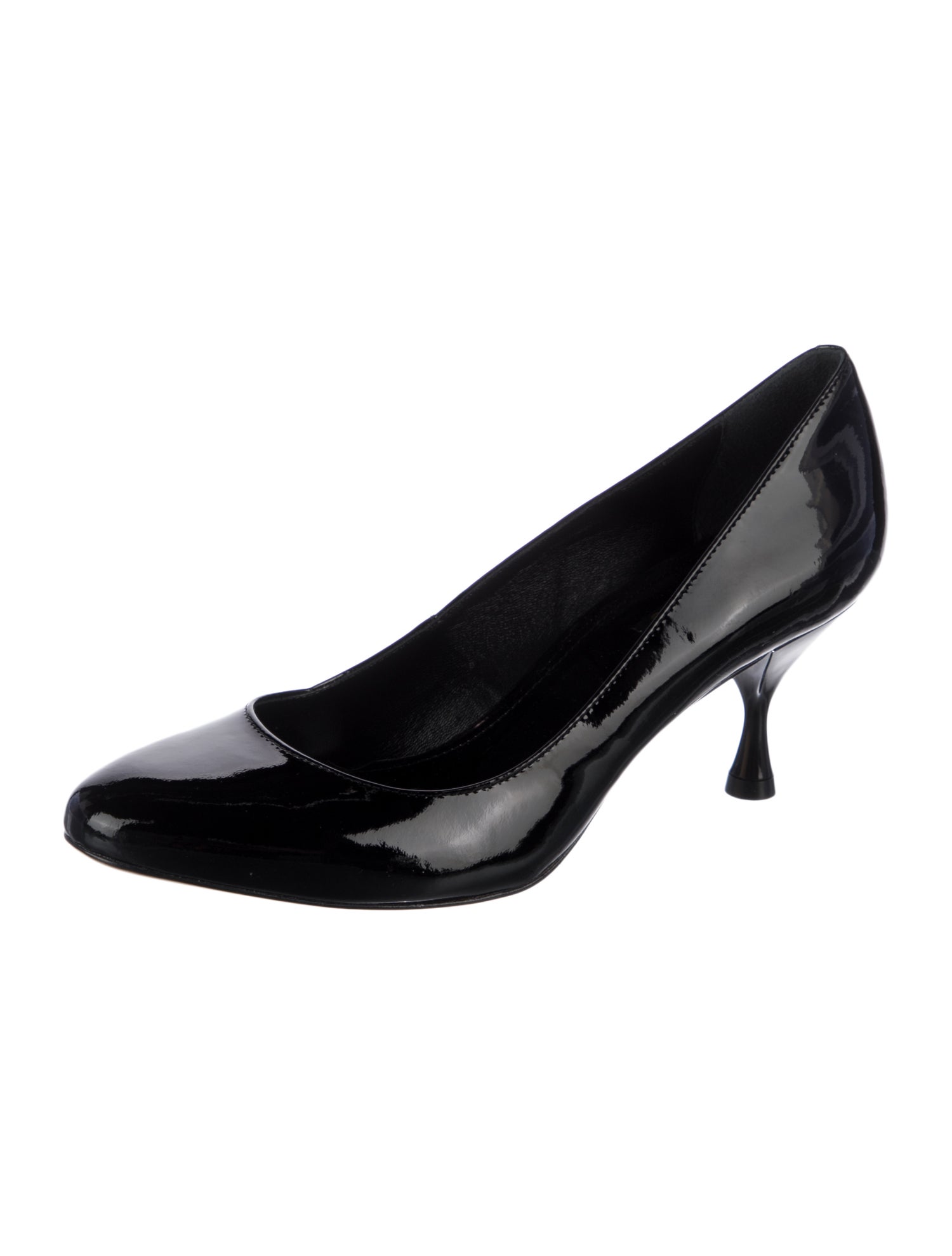 Larroude Patent Leather Pumps