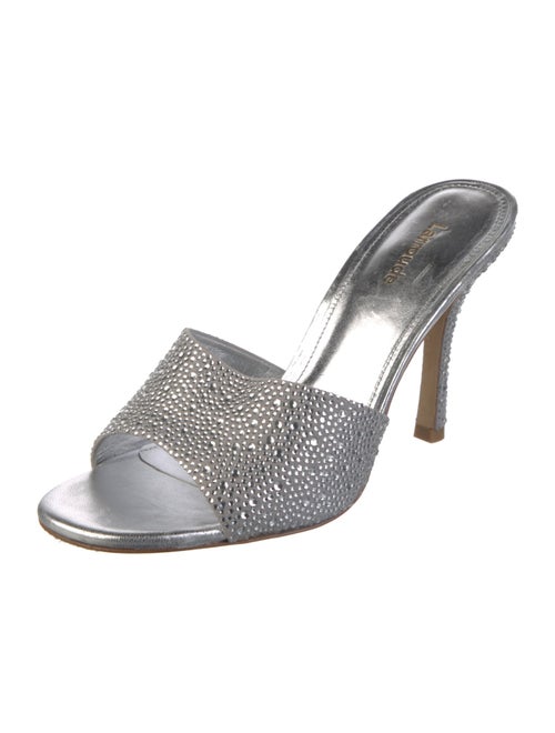 Larroude Crystal Crystal Embellishments Slides