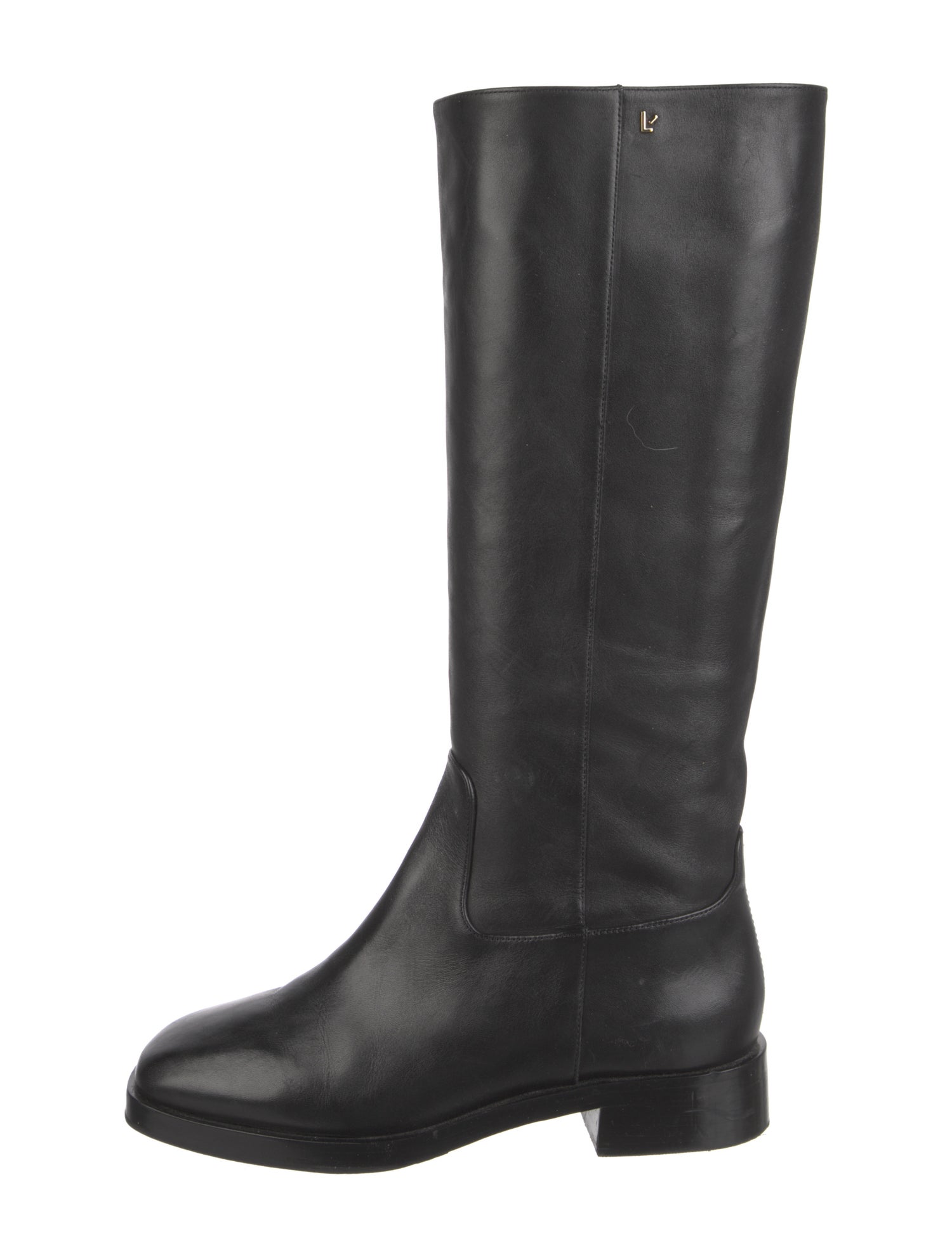 Larroude Leather Riding Boots