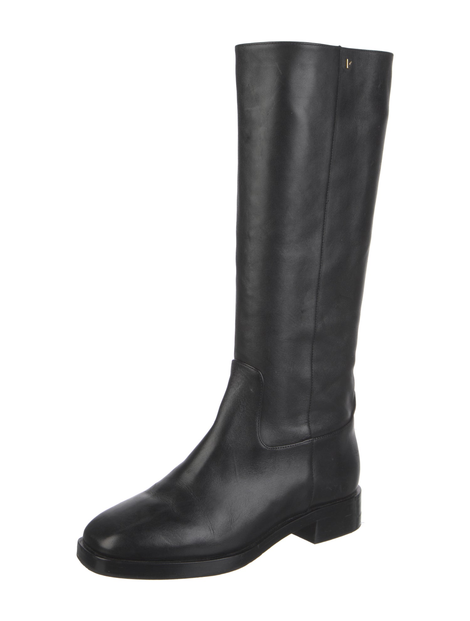 Larroude Leather Riding Boots