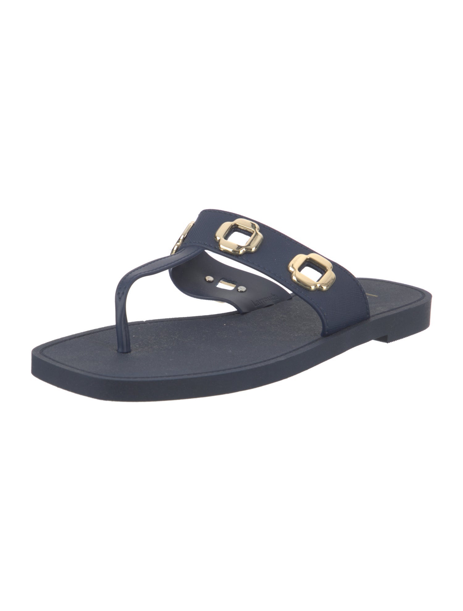 Larroude Rubber Flip Flops