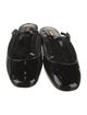 Larroude Patent Leather Mules