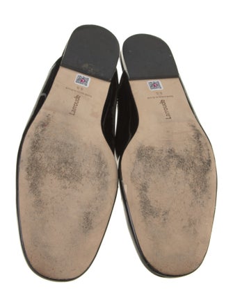 Larroude Patent Leather Mules
