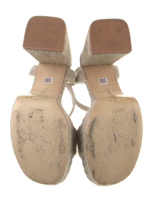 Larroude Raffia Sandals