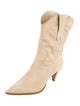Larroude Suede Western Boots