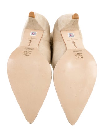 Larroude Suede Western Boots