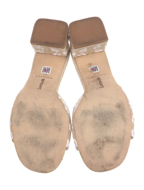 Larroude Canvas Printed Slides