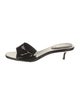 Larroude Patent Leather Slides