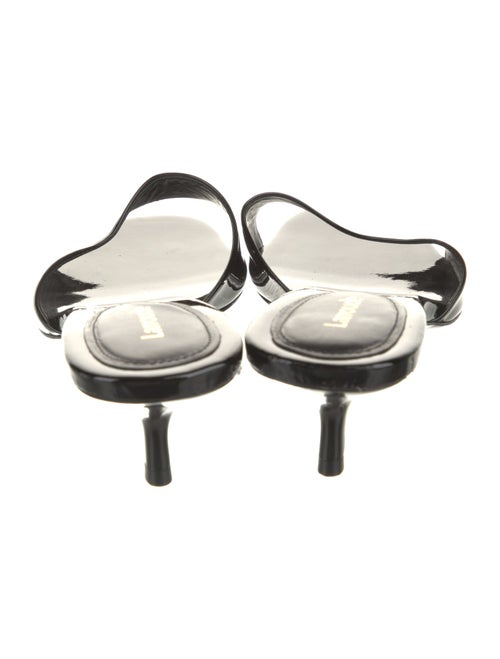 Larroude Patent Leather Slides