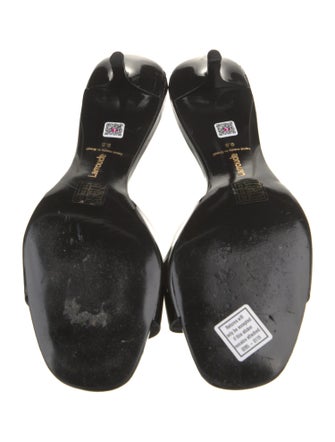 Larroude Patent Leather Slides