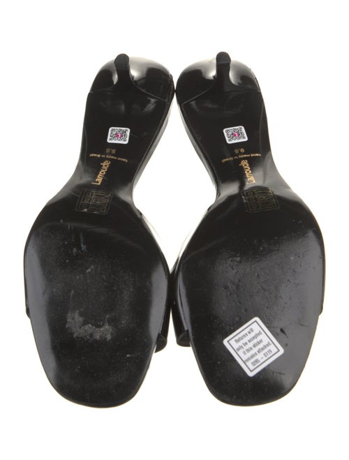 Larroude Patent Leather Slides