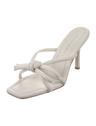 Larroude Leather Slides