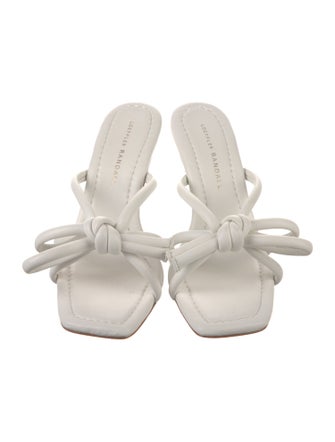 Larroude Leather Slides